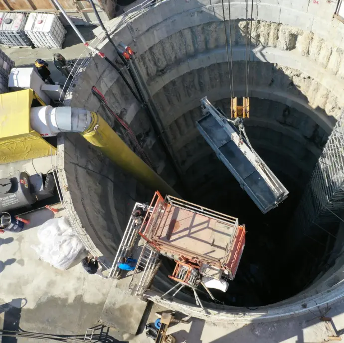 Underground infrastructure excavation for petroleum piping installation