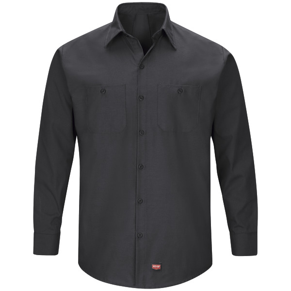 [SX10BK] Men's Long Sleeve Work Shirt with MIMIX®