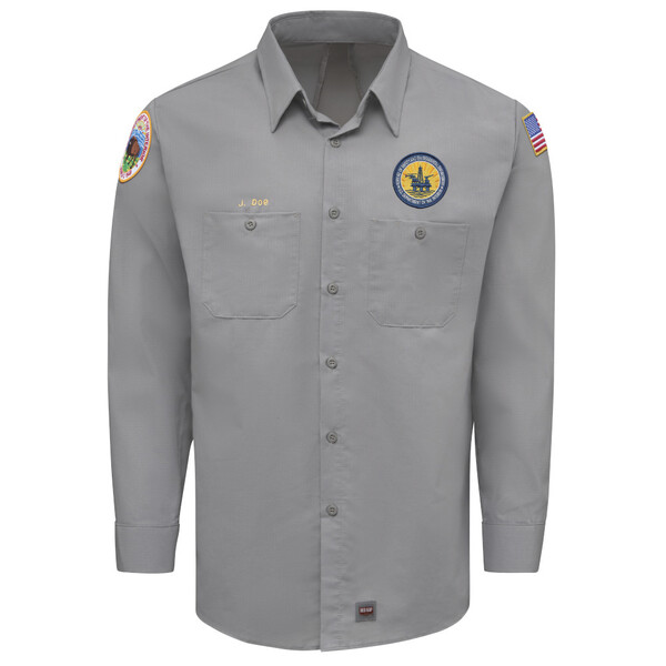Men's Long Sleeve Work Shirt with MIMIX®