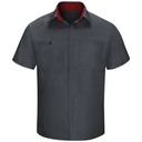 Men's Short Sleeve Performance Plus Shop Shirt With Oilblok Technology