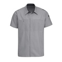 Men's Short Sleeve Performance Plus Shop Shirt With Oilblok Technology