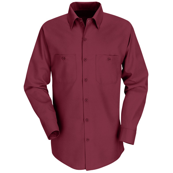 Men's Long Sleeve Industrial Work Shirt