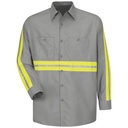 Long Sleeve Enhanced Visibility Industrial Work Shirt