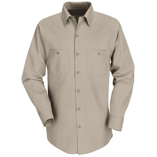 Men's Long Sleeve Industrial Work Shirt