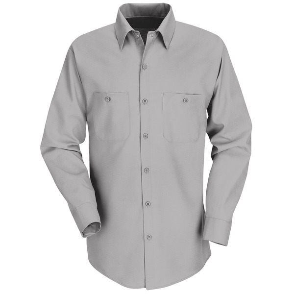 [SP14LA] Men's Long Sleeve Industrial Work Shirt