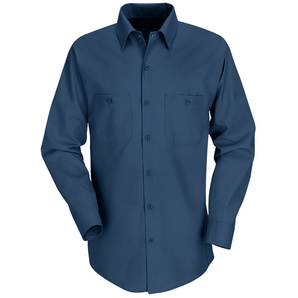 [SP14NV] Men's Long Sleeve Industrial Work Shirt
