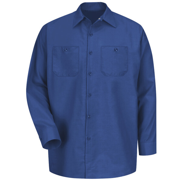 [SP14RB] Men's Long Sleeve Industrial Work Shirt