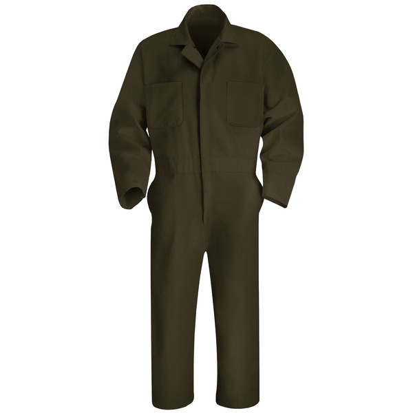 Twill Action Back Coverall with Chest Pockets