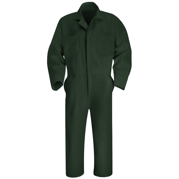 Twill Action Back Coverall with Chest Pockets