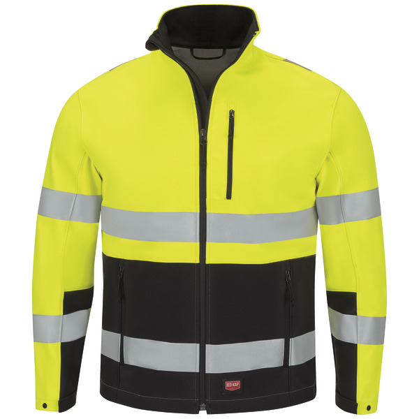 [JY34YB] Men's Hi-Visibility Soft Shell Jacket