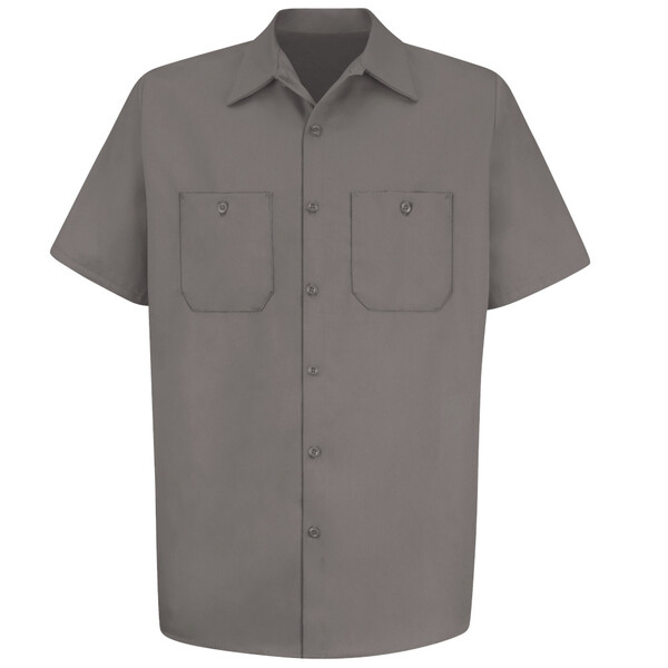 [SC40GG] Men's Short Sleeve Wrinkle-Resistant Cotton Work Shirt