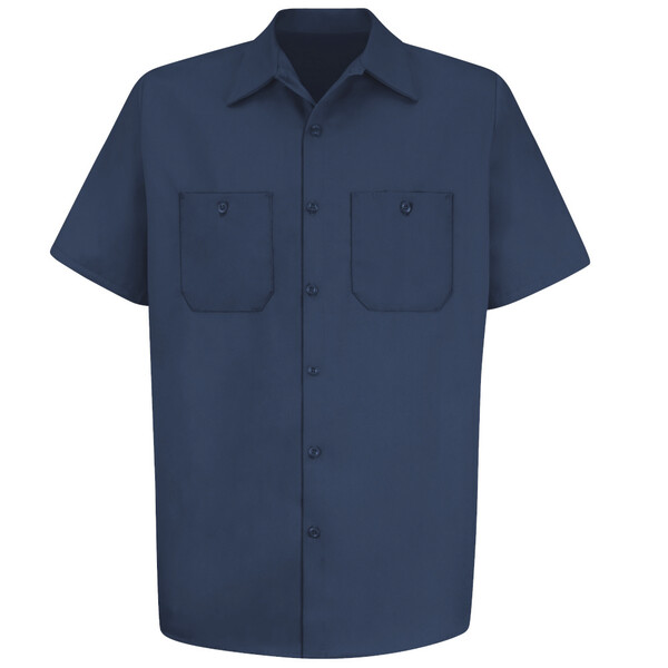 [SC40NV] Men's Short Sleeve Wrinkle-Resistant Cotton Work Shirt