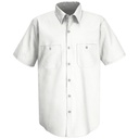 Men's Short Sleeve Wrinkle-Resistant Cotton Work Shirt