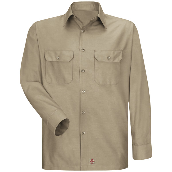 [SY50KH] Men's Long Sleeve Solid Rip Stop Shirt