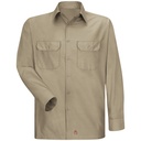 Men's Long Sleeve Solid Rip Stop Shirt