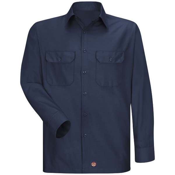 [SY50NV] Men's Long Sleeve Solid Rip Stop Shirt