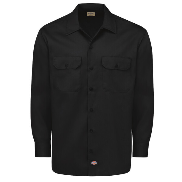 [5574BK] Men's Long-Sleeve Traditional Work Shirt