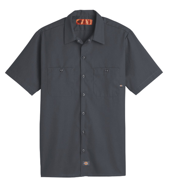Men's Industrial Short-Sleeve Work Shirt