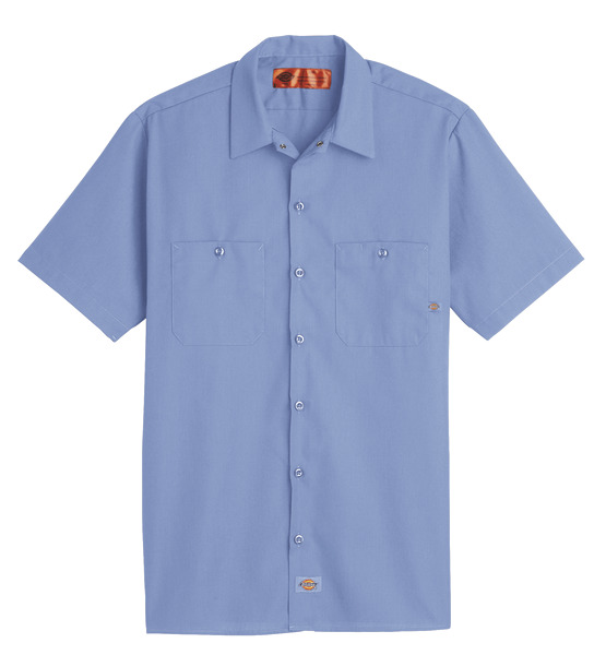 [S535LW] Men's Industrial Short-Sleeve Work Shirt