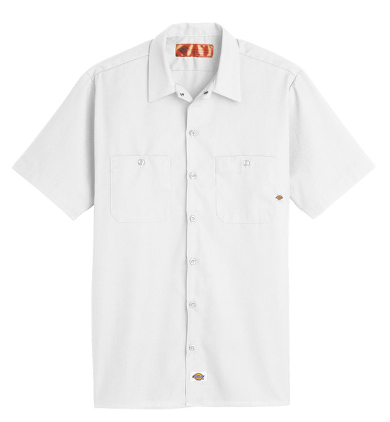 [S535WH] Men's Industrial Short-Sleeve Work Shirt