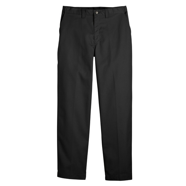 [LP70BK] Men's Premium Industrial Flat Front Comfort Waist Pant