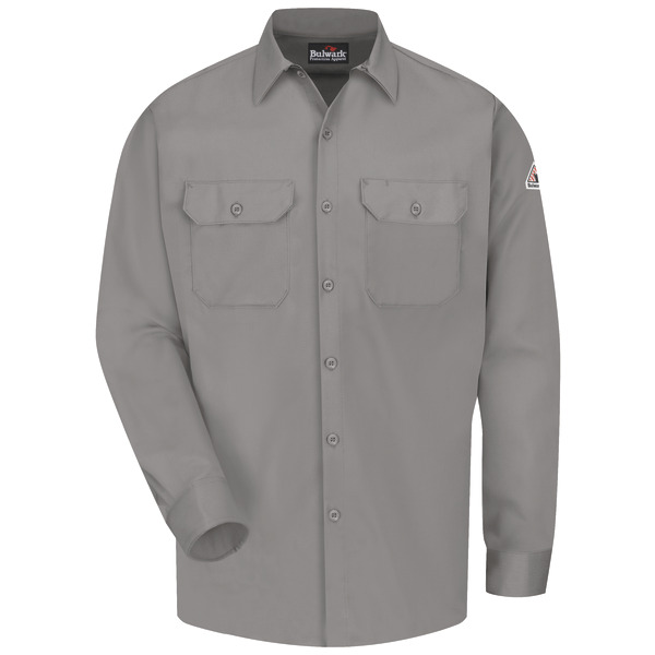 [SLW2GY] Men's Midweight Excel FR® ComforTouch® Work Shirt