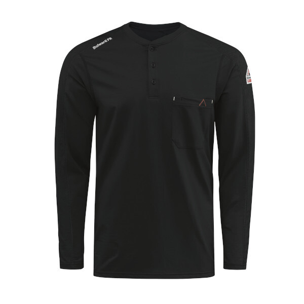 [STL2BK] Men's Flex Knit Henley