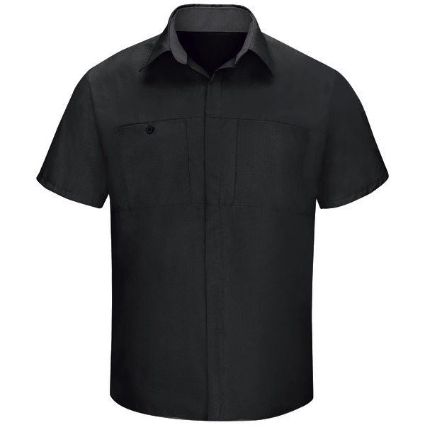 Men's Short Sleeve Performance Plus Shop Shirt With Oilblok Technology