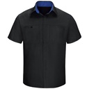 Men's Short Sleeve Performance Plus Shop Shirt With Oilblok Technology